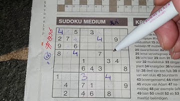Provoke me! (#1996) Medium Sudoku puzzle. 12-10-2020 (No Additional today)