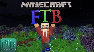 FTB Direwolf20 Pack Ep.2 Axe Of The Stream