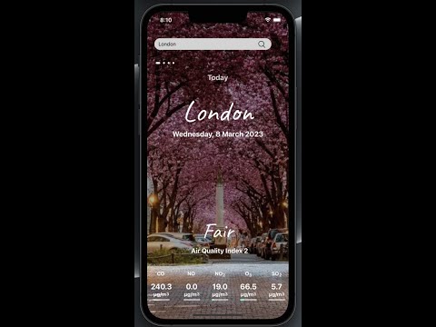PollutionApp React Native App Demo