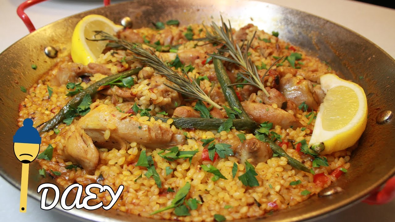 How To Make Paella Valenciana [발렌시아식 파에야] - YouTube