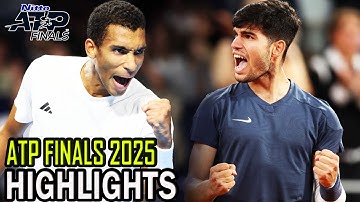 Carlos Alcaraz vs Felix Auger-Aliassime Semi-Final Full Highlights | Nitto ATP Finals 2025