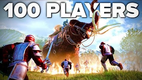 100 Players Simulate Fantasy Civilization in Ark