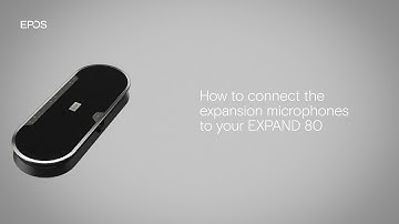 How to connect the expansion mics to your EXPAND 80