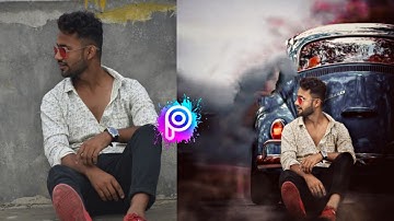 PicsArt Mobile realistic background chang photo Editing 🔥|| how to Background Change Photo Editing 🔥