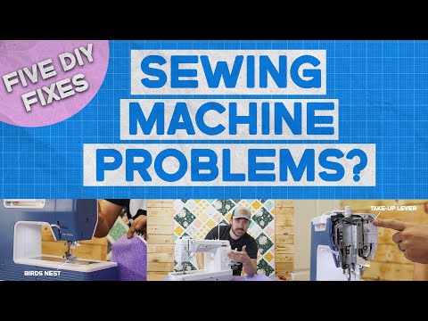 Video: DIY naaimachine reparatie. De naaimachine instellen