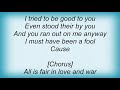 Anthony Hamilton - Love And War Lyrics
