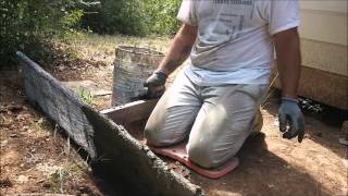 In this video we mix, apply, and discuss Ferrocement while building a Ferrocement earth retaining wall around our little cabin in the 