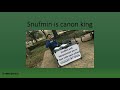 I gave a school presentation on why Snufmin’s canon