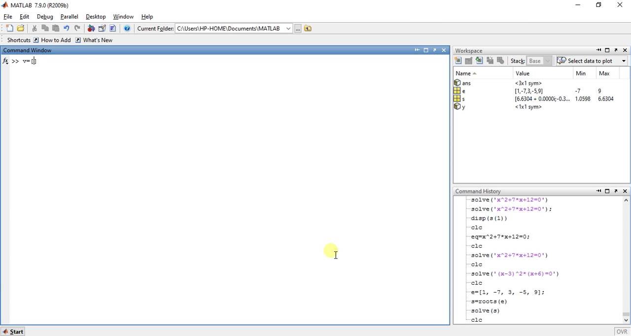 Calculus using MATLAB 8 - solving higher order equations
