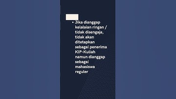 Apa Akibatnya Jika Diverifikasi Tidak Layak Mendaftar KIP Kuliah 2023?