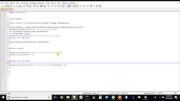 Interview Questions in java Array Arrays Creating and Insering values in array part 1