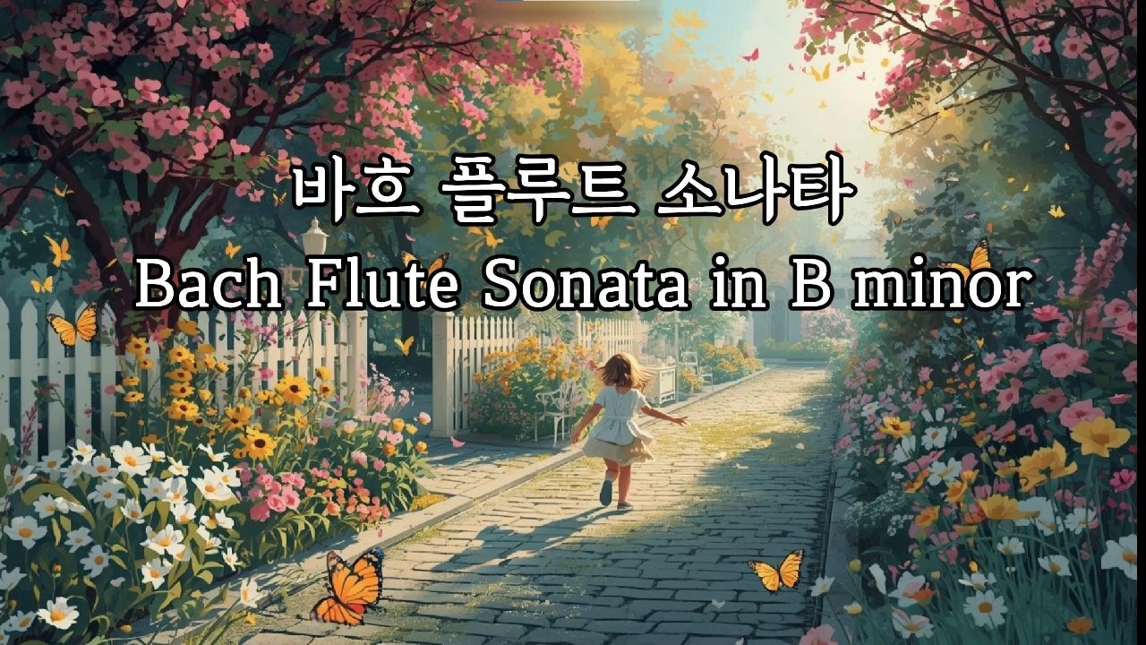 🌱[playlist] 바흐 플루트 소나타 B단조 1시간 #Bach Flute Sonata#바흐#Bach#Flute Sonata#클래식#연주곡#클래식추천#classic#명상음악#힐링