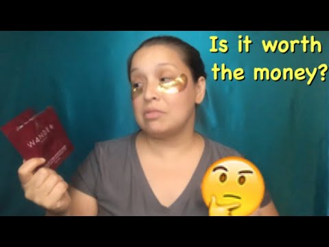 Wander Beauty Gold Eye Mask Review #4TRUTHINMAKEUP - YouTube