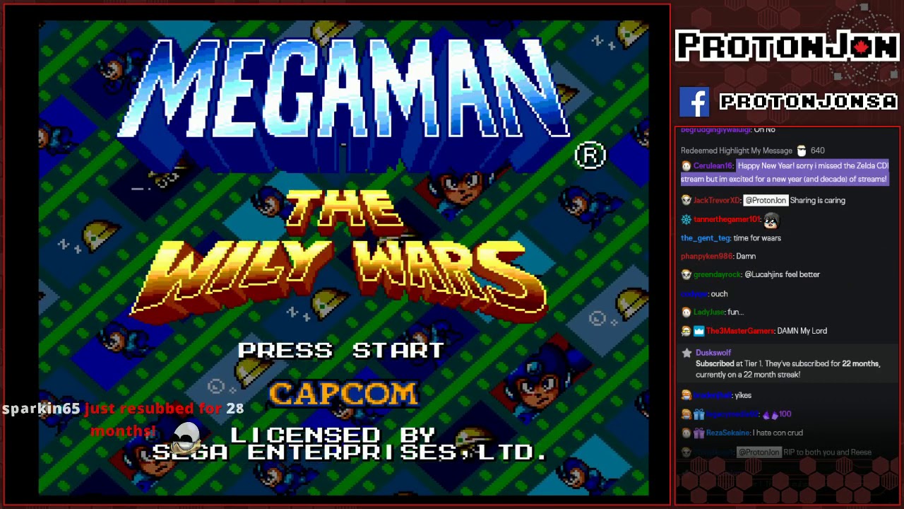 Game Clearing: January's Game - Mega Man: The Wily Wars Part 1/4