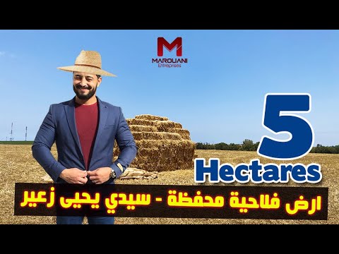 أرض للبيع بجماعة سيدي يحيى زعير بمساحة 5 هكتارات
