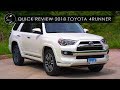 Quick Review | 2018 Toyota 4Runner | Like a Fine Wine