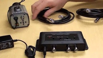BNC Amp and CCTV Video Splitter