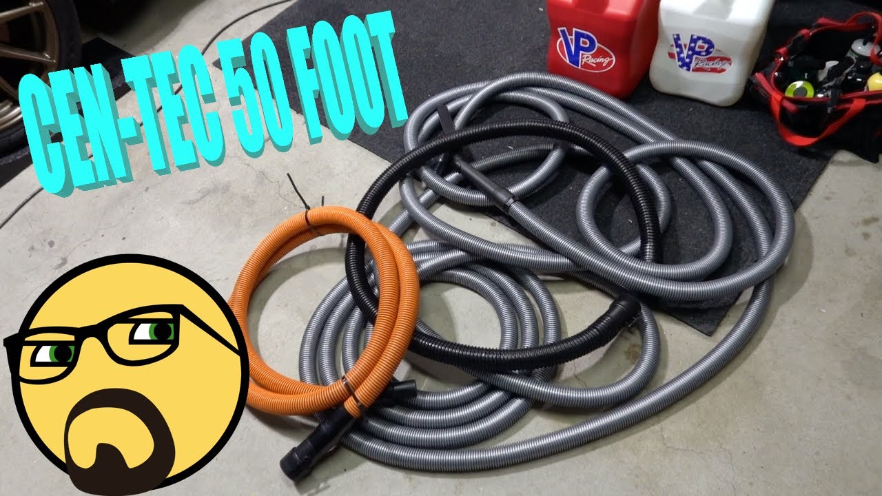 Garage Vacuum Cen-Tec 50 Foot Hose Upgrade