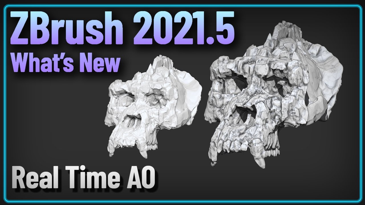 064 ZBrush 2021.5 - Ambient Occlusion - Real Time Screen Space AO (SSAO)!