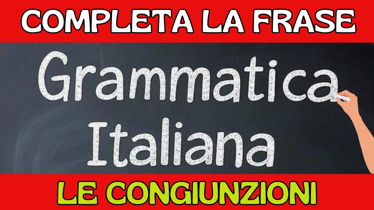 Sai Usare le Congiunzioni? Completa la Frase!  Quiz di Grammatica Italiana 🧠📖