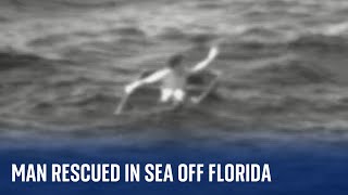 Florida: Man rescued after more than 24 hours on a partially sunken boat