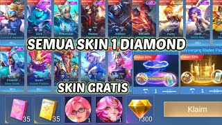 DIAMOND KUNING GRATIS RILIS ! AUTO BORONG SEMUA SKIN 1 DIAMOND, RECALL 1 DM & SKIN KARTU GRATIS