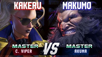 SF6 ▰ KAKERU (C.Viper) vs MAKUMO (Akuma) ▰ High Level Gameplay