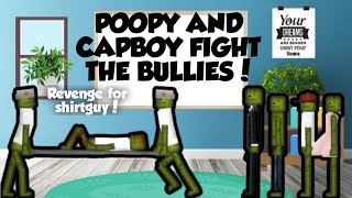 Poopy And Capboy Fight The Bullies - Melon Playground