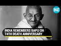 Mahatma Gandhi's 74th death anniversary today; President Kovind, PM Modi, Rahul Gandhi pay tributes