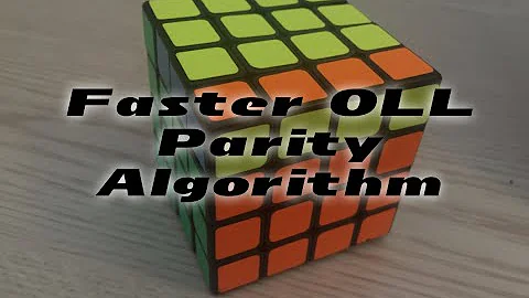 Faster OLL Parity Algorithm