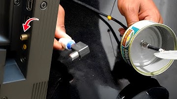 No Internet Needed! This DIY Tuna Can Antenna Behind Your TV Boosts Signal Instantly 📡✨