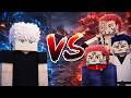 Satoru Unsealed vs Sukuna (All Forms)