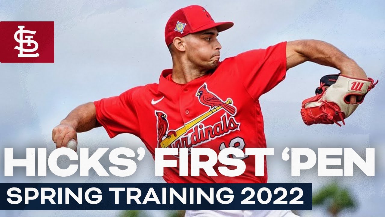 Spring Training 2022: Hicks' First Bullpen | St. Louis Cardinals