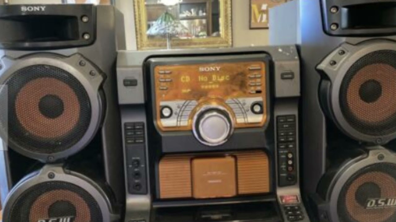 Sony LBT ZX66I 560W Hi Fi Stereo System playing owl city the