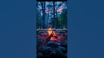 (إِنَّ فِي خَلْقِ السَّمَاوَاتِ وَالْأَرْضِ) | قرآن كريم  #quran #قران #اكسبلور