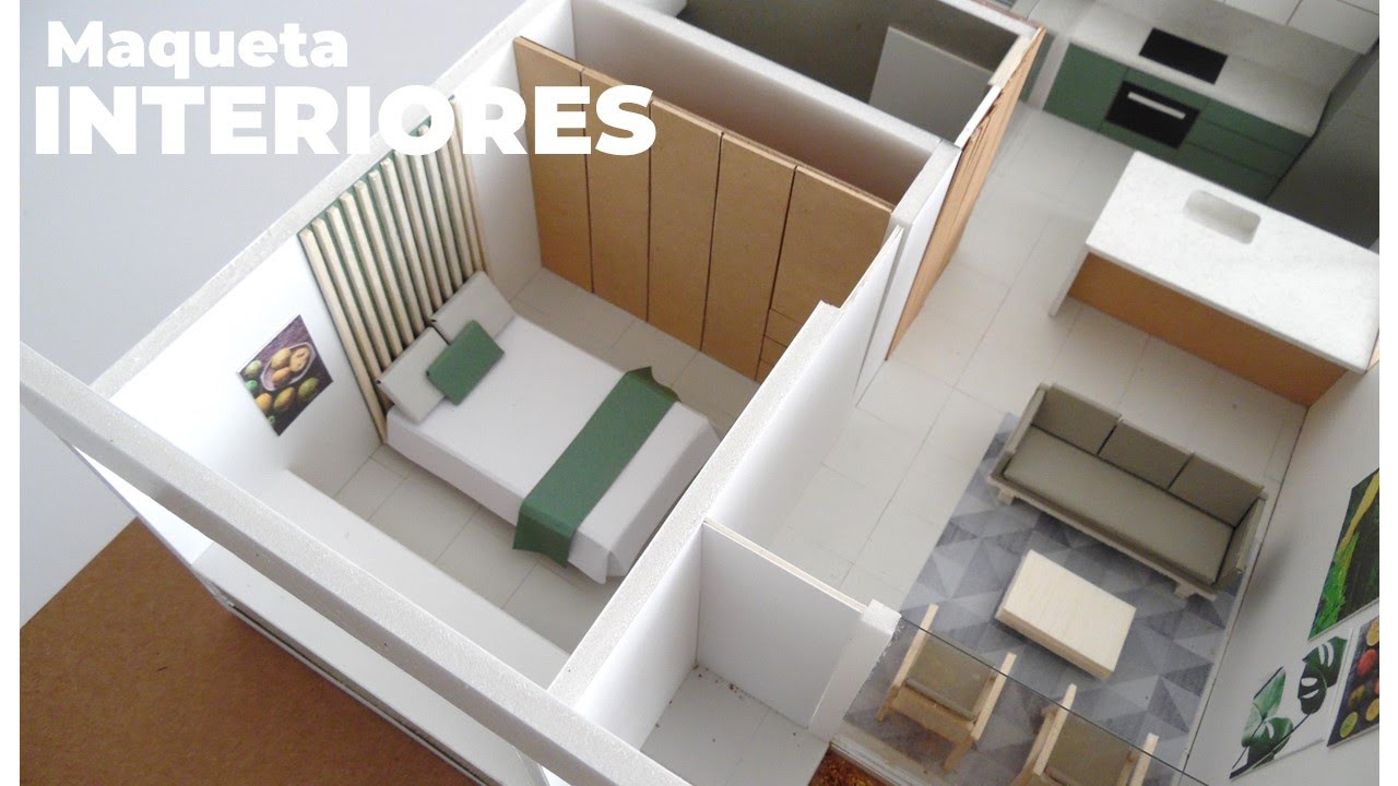 MAQUETA DE INTERIORES / MOBILIARIO