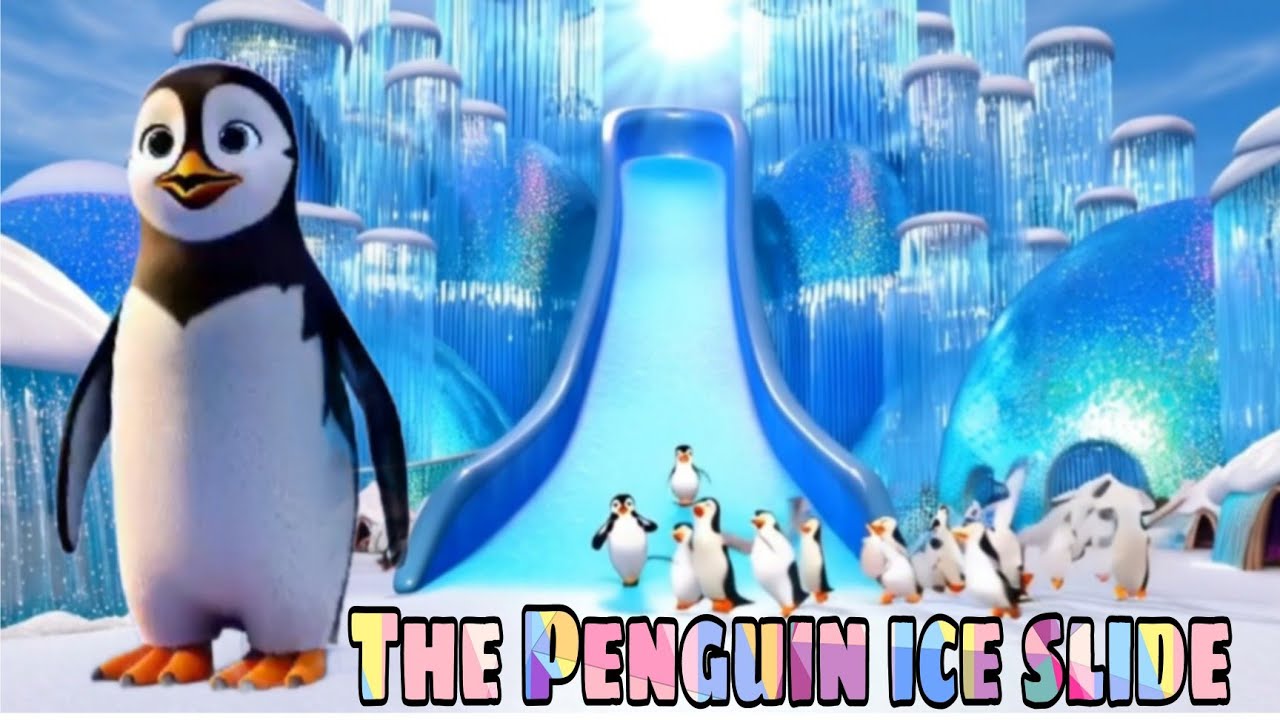 THE PENGUIN ICE SLIDE | Kids Song with Lyrics | Nursery Rhyme - YouTube