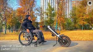 MT02 Electric Wheelchair Attachment | Electric Handbike for Wheelchairs | Gilani Engineering