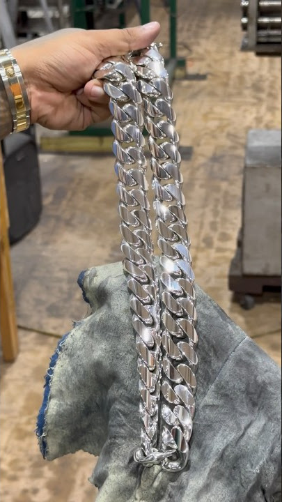1510 GRAM beauty, all silver .950 🔥🔥#gusvillajewelry #jewelry #silverchain #cubanlink