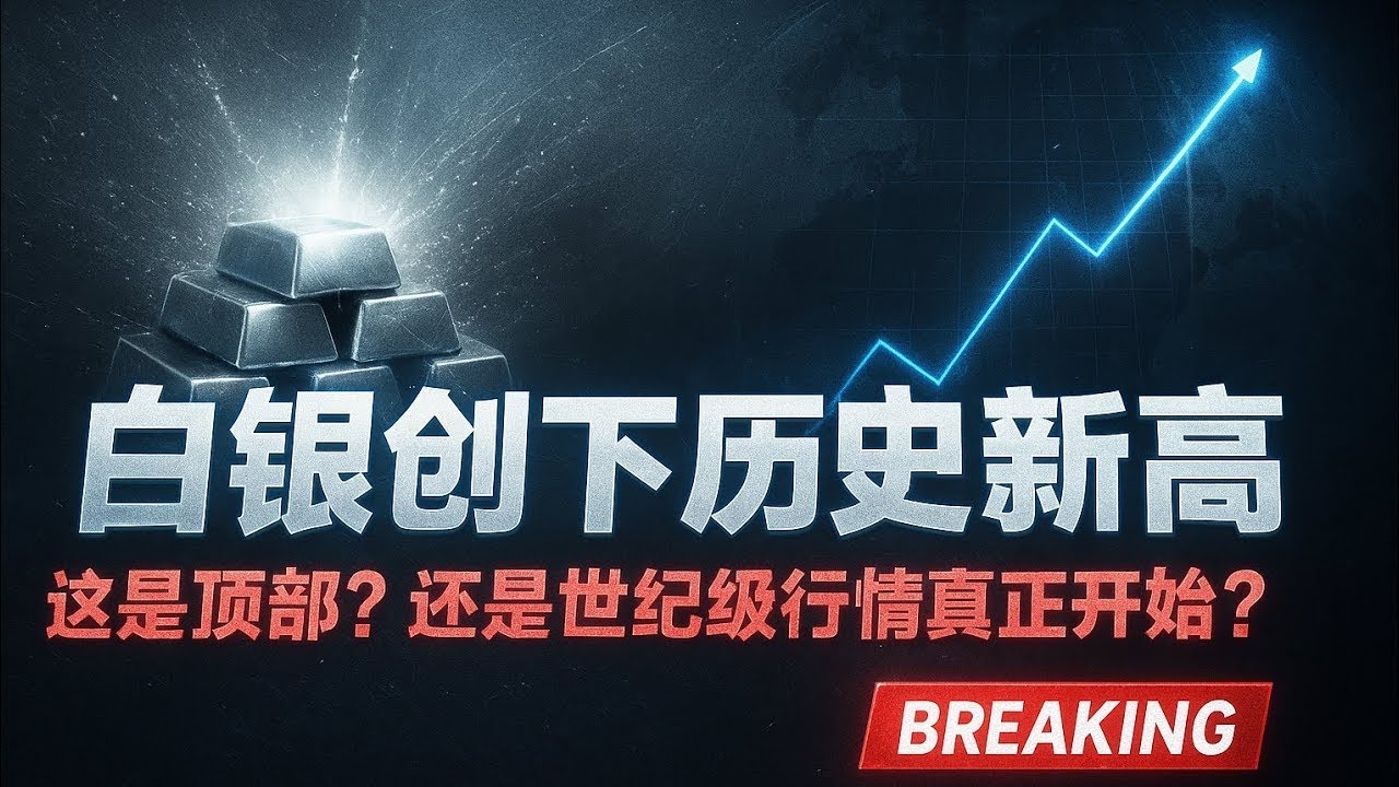 白银创下历史新高：这是顶部？还是世纪级行情的真正开始？#黄金 #白银 #避险资产 #大宗商品 #贵金属 - YouTube