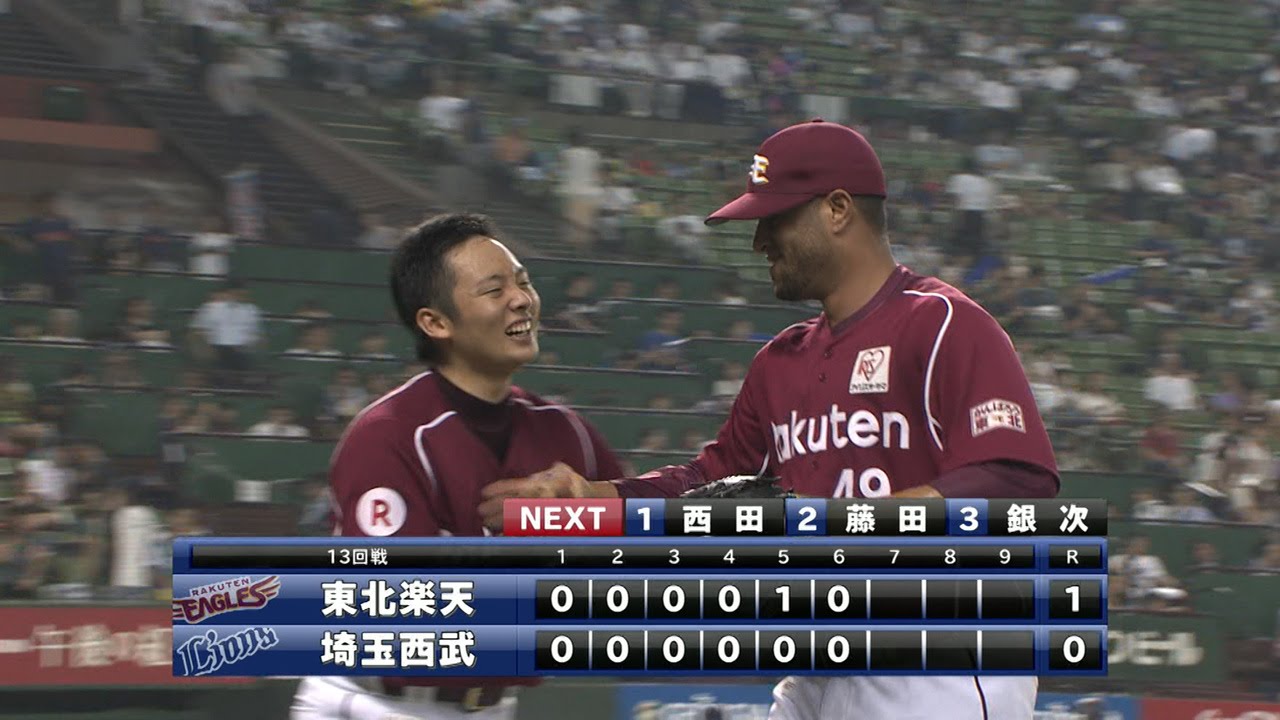 【プロ野球パ】無死満塁、絶体絶命のピンチをクルーズが三者三振！ 2014/07/23 L-E