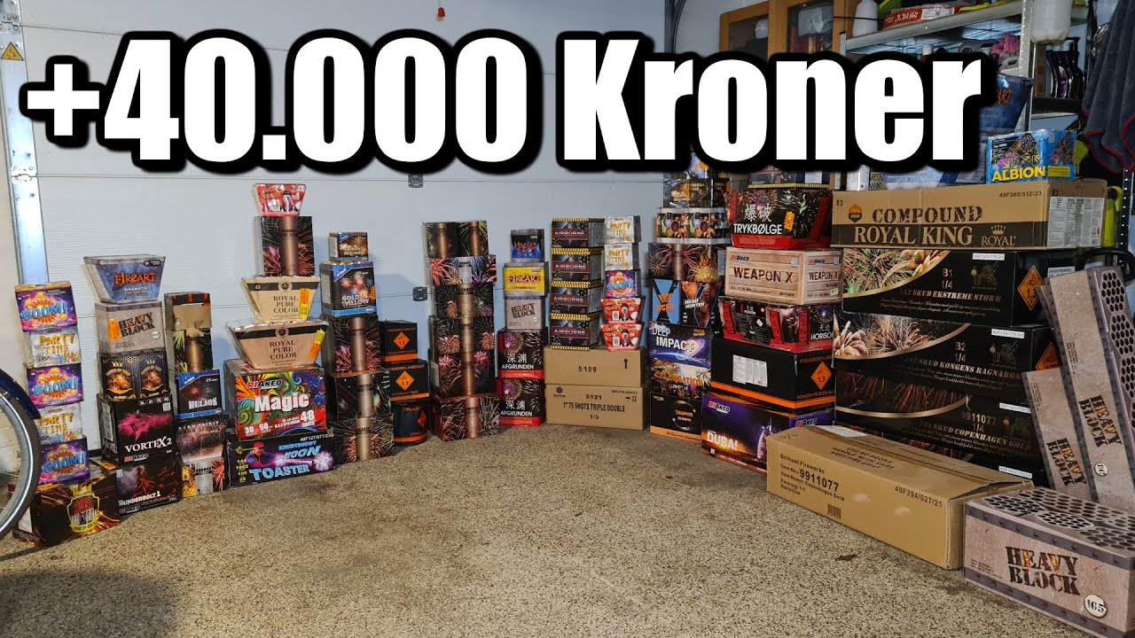 Fyrværkeri - Subscriber har en af Danmarks største krudtsamlinger?! (24/25)