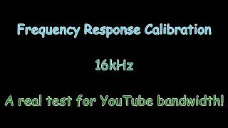 Reel to Reel Calibration tape - frequency response tests