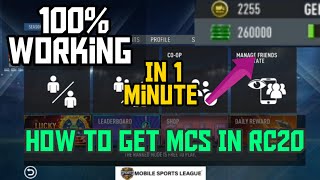 How to Get MCs In RC20 | 100% Working Trick | Get Free Mcs in 1 minute | Easy Trick 😍 screenshot 4