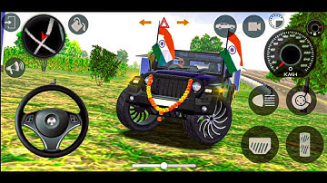 Modified Mahindra Thar😈Games:Indian Thar (Gadi Wala Games) Car Game Android Game - Android Gameplay