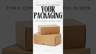 E-commerce Packaging Tips - 4 ways to optimise your packaging #packaging #smallbusiness