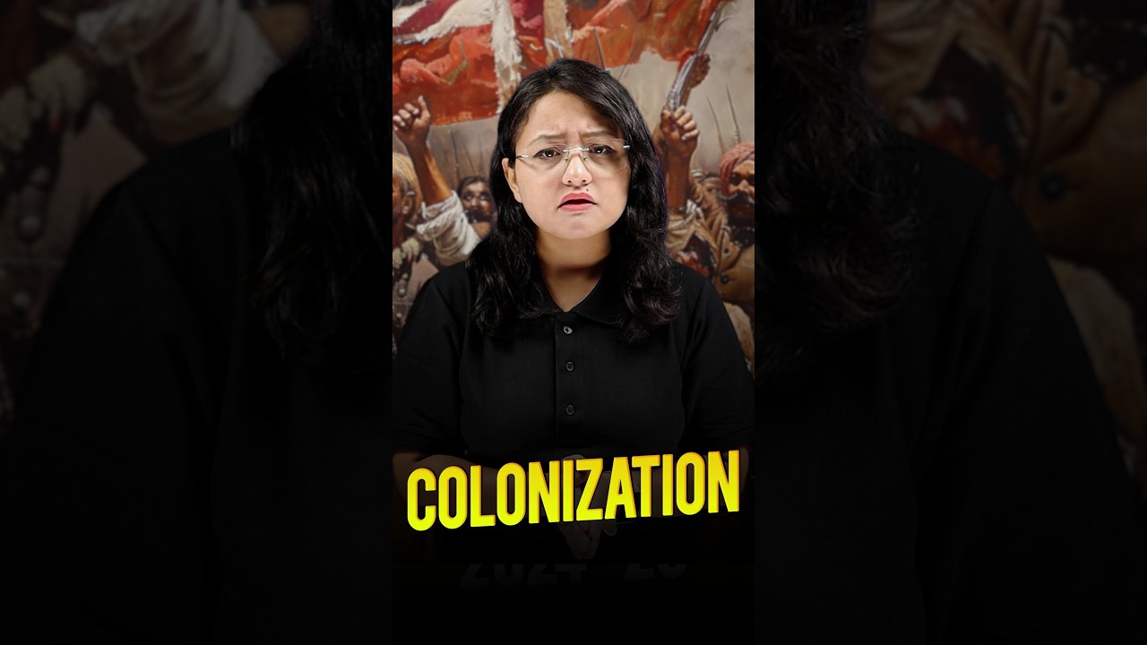 💂&zwj;♀️Colonization kya hota hai 🤔  #ytshorts #magnetbrains #britishrule