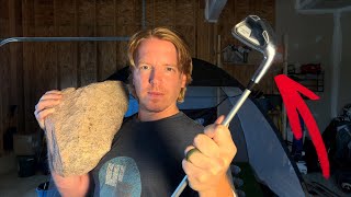 Asmr | Massaging A Rock Into A Golf Club