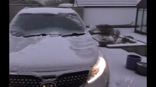 19th November First Snowfall of the Winter of 2025 in the Belfast Castlereagh Hills