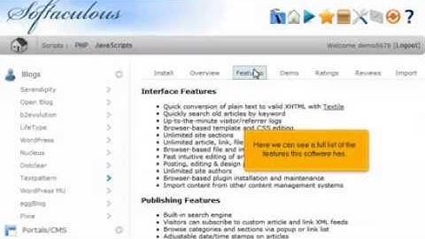 How to install a script using Softaculous